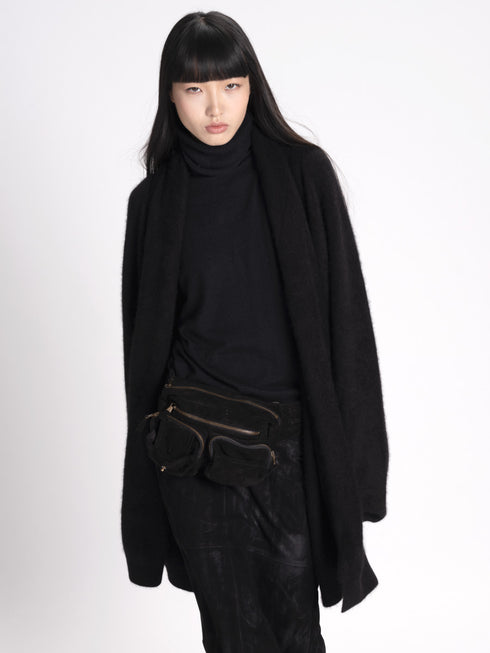 Black Cashmere Turtleneck Sweater