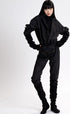 Women's Poplin Tie Jumpsuit