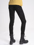 Skinny Stretch Suede Legging black