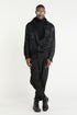 Men's Suede Oversize Shirt black