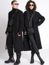 Forme D'Expression Long Wool Coat Black