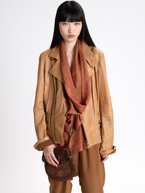 Napa Moto Jacket brown rust