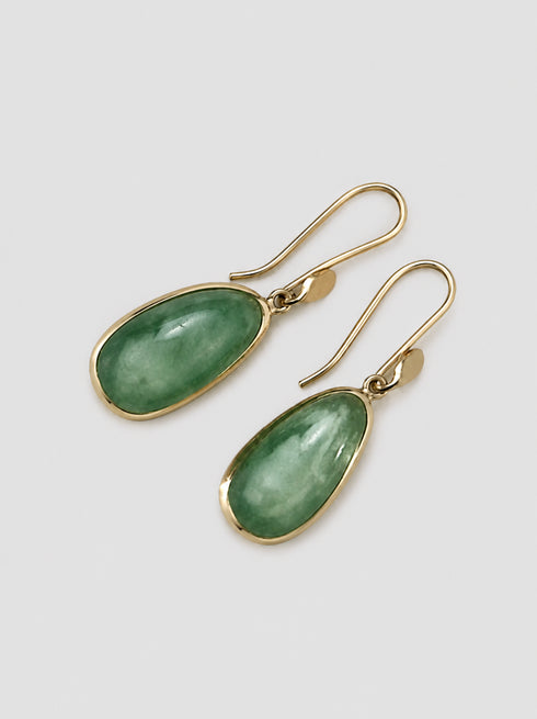 Heike Grebenstein Colombian Emerald Drop Earrings Heike Grebenstein