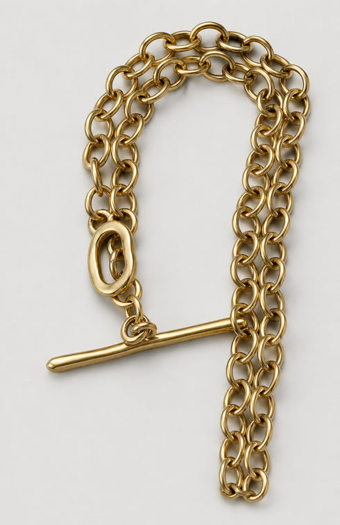 Heike Grebenstein 18" Large Round Loops Chain with Toggle Heike Grebenstein
