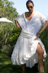Cotton Voile Paneled Skirt Urban Zen