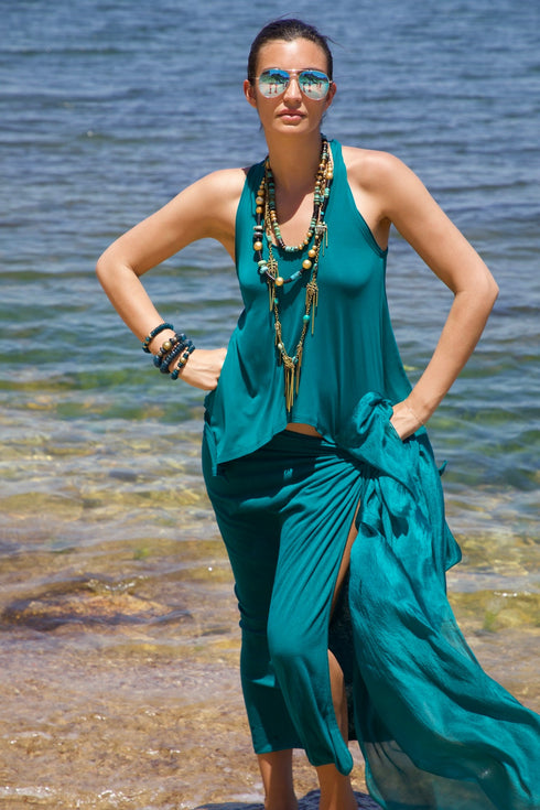 Signature Jersey Racer Back Tank Urban Zen