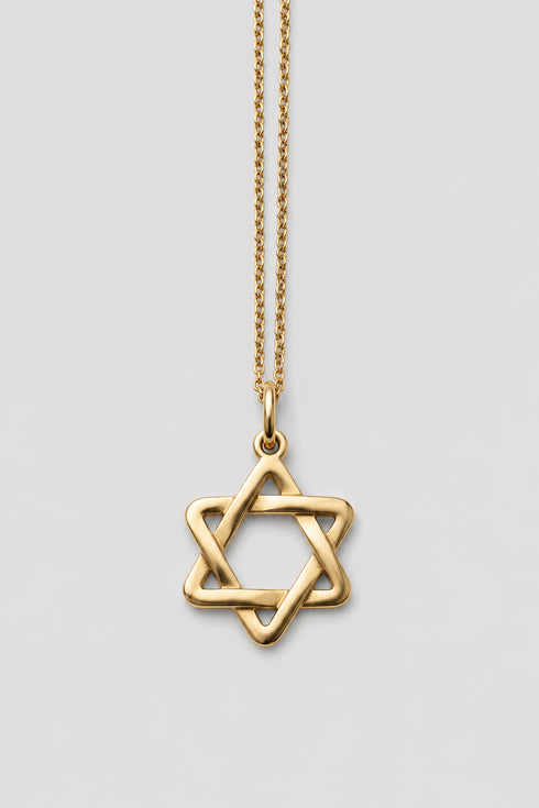 Heike Grebenstein Tiny Star of David Necklace Heike Grebenstein