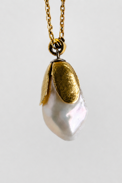 Heike Grebenstein Baroque Pearl Pendant Heike Grebenstein