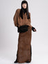 Silk Oversize Shirt russet brown