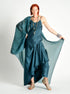 Silk Double Layer Slip Dress Wedgewood Blue PS ML