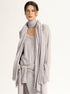 Pure Cashmere Scarf Silver O/S