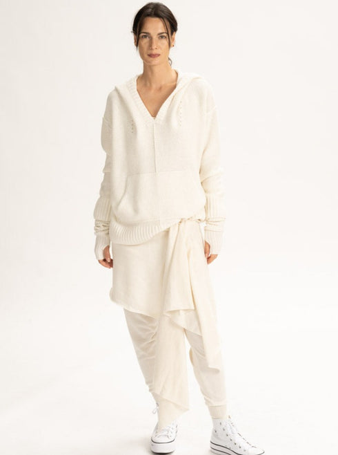 Pure Cashmere Scarf Ivory O/S