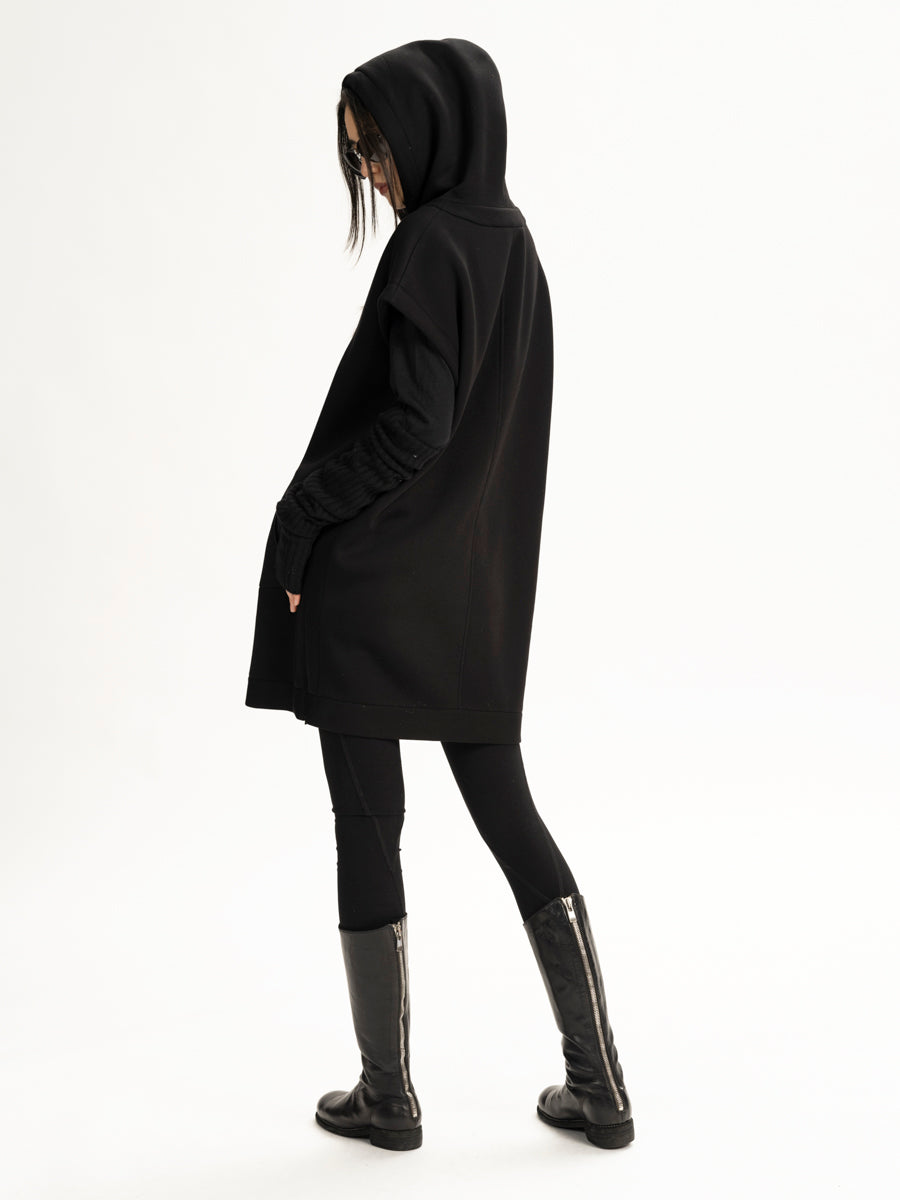 Neoprene Hooded Vest Black P/S S/M M/L