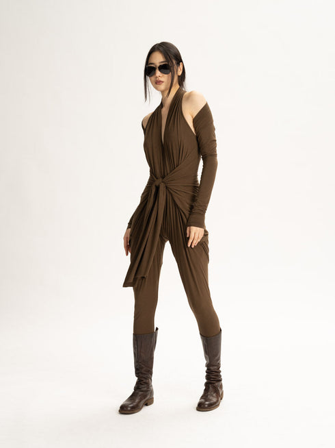 Jersey Shrug - Moss & Russet Urban Zen