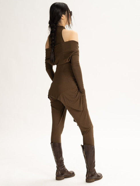Jersey Shrug - Moss & Russet Urban Zen