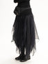Chiffon Jersey Skirt Black