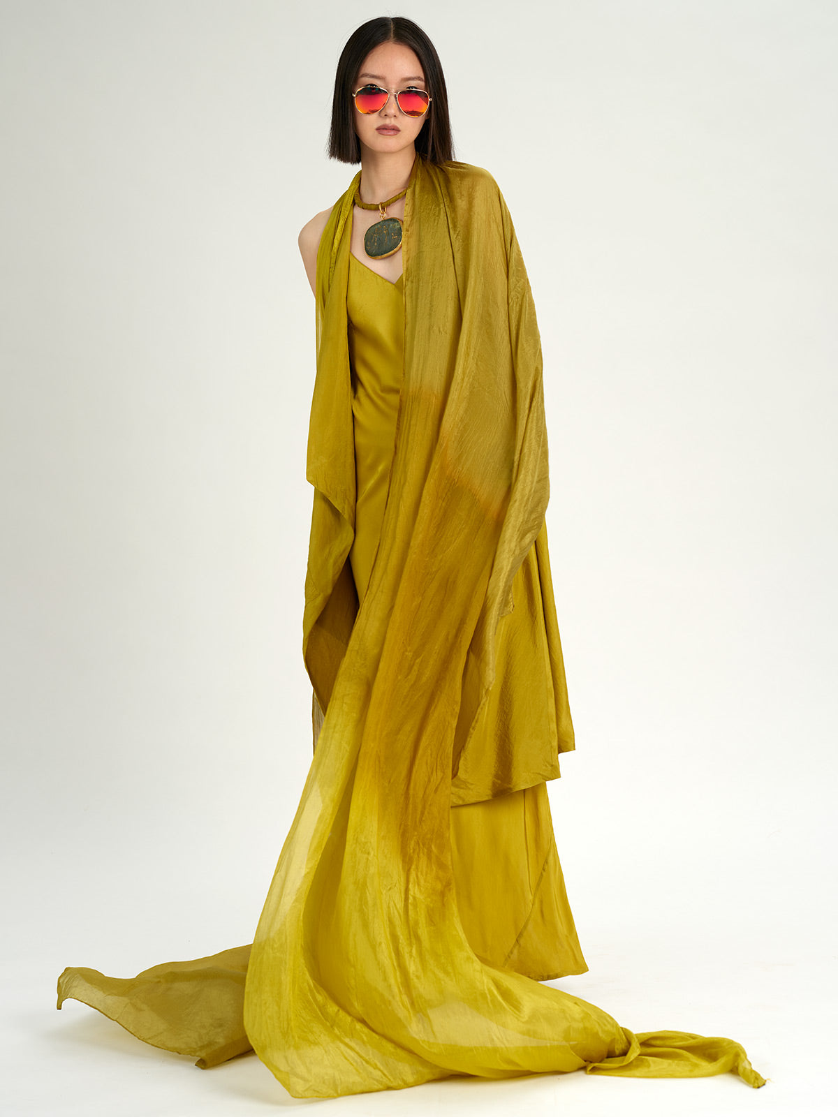 Dip Dye Light Weight Silk Scarf