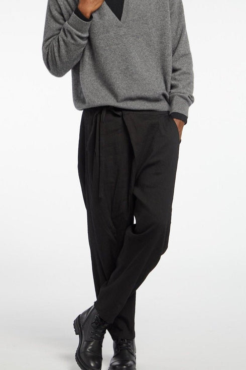 Men's Cross Over Pants Black