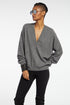 Grey V-Neck Cashmere Sweater Frenckenberger