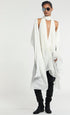 Signature Jersey V Neck Bodysuit with Chiffon Scarf