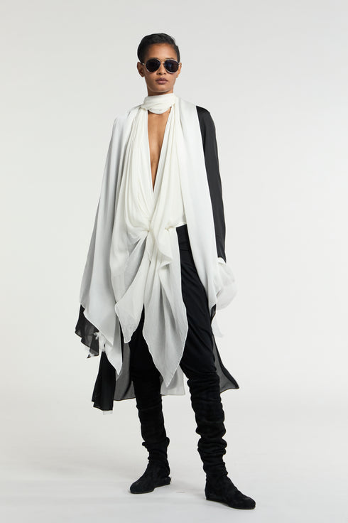 Silk Charmeuse Jacket black