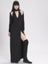 Jersey Long Shrug Black
