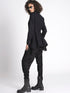 Forme d'Expression Victorian Raw-Edged Wool Coat Black
