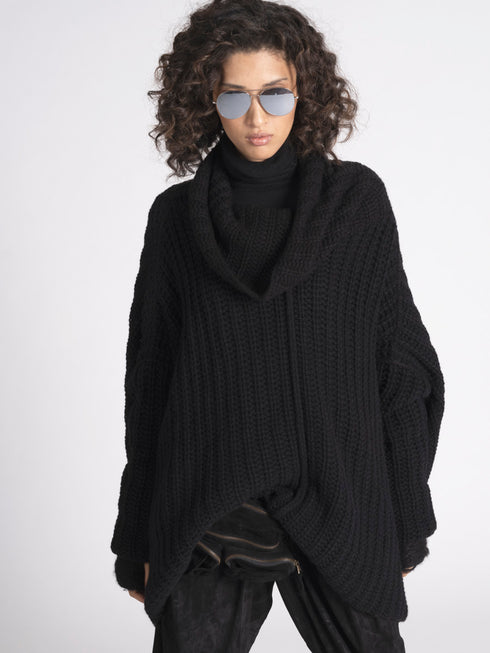 Cashmere Turtleneck Sweater Black