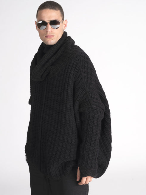 Cashmere Turtleneck Sweater Black