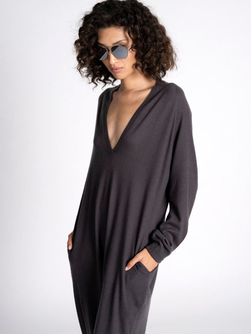 Grey Cashmere Jumpsuit