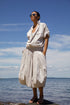 Cotton Voile Paneled Skirt Urban Zen