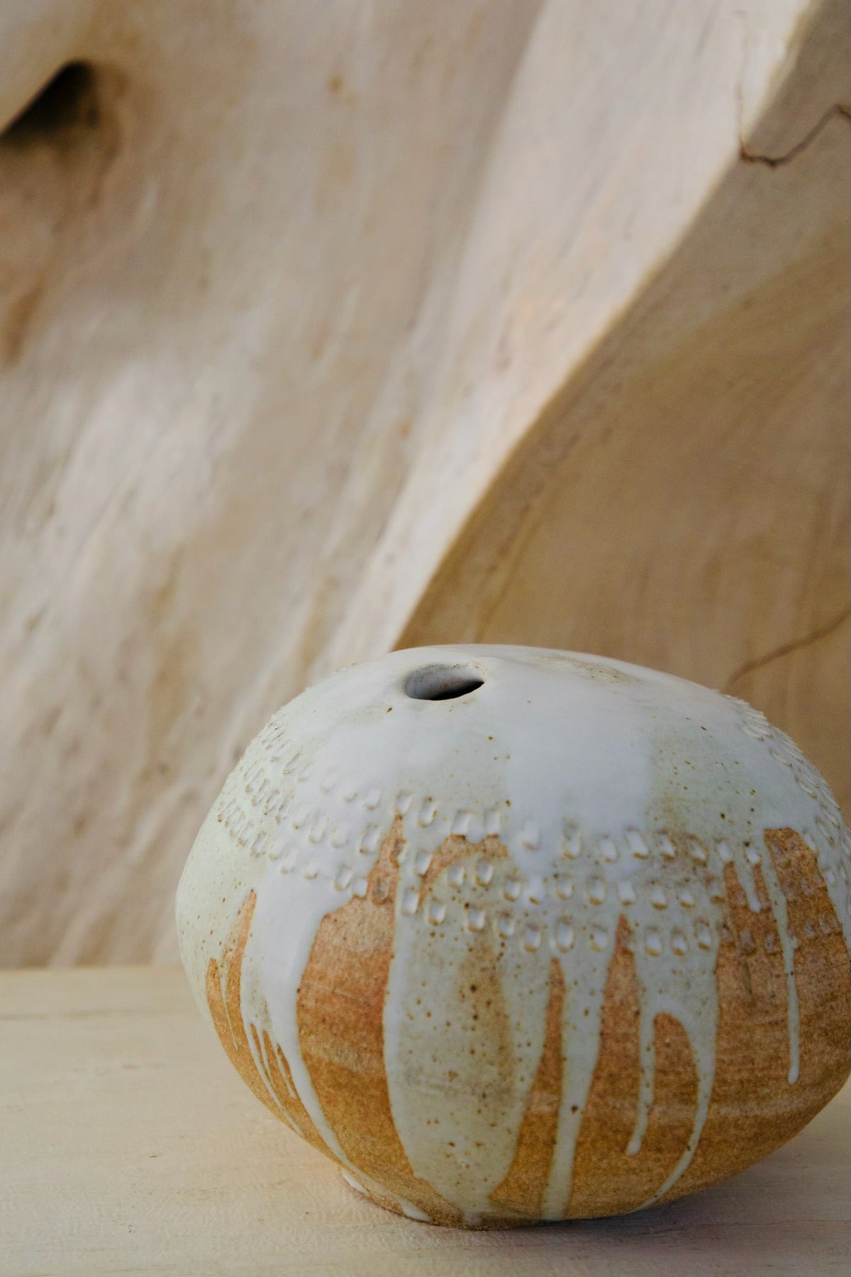 ACME 5 DLC Textured Iced Round Vase Acme 5 Lifestyle