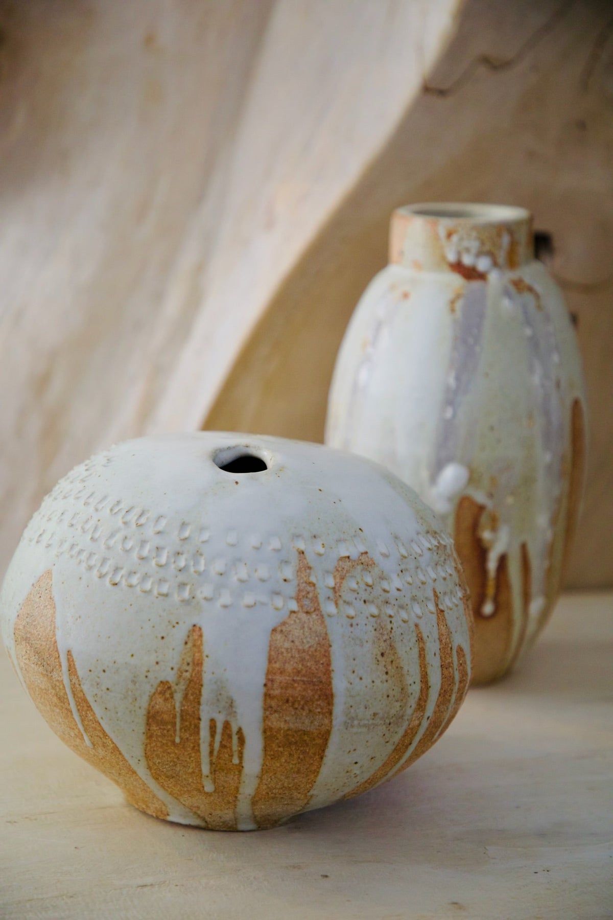 ACME 5 DLC Textured Iced Round Vase Acme 5 Lifestyle