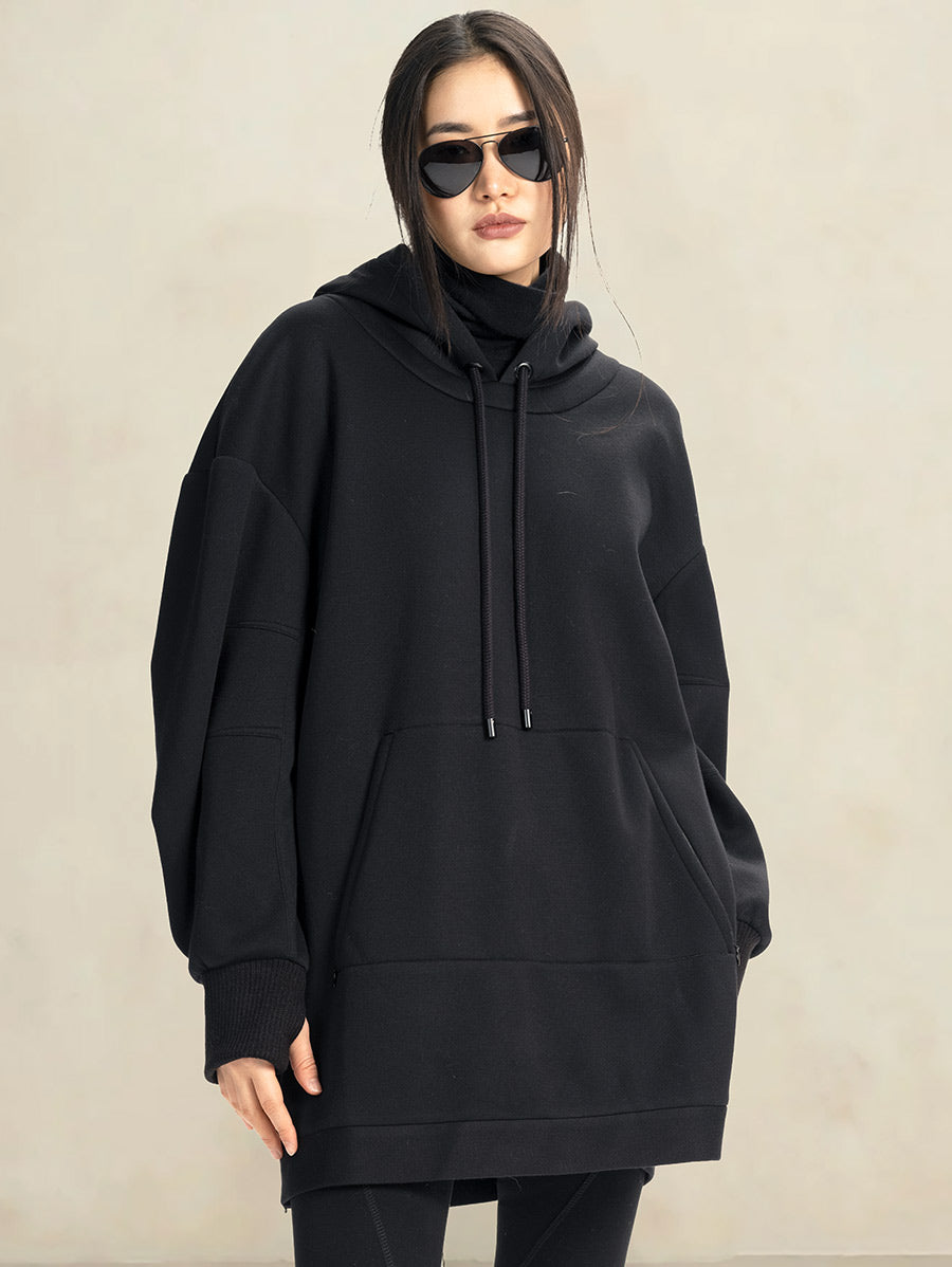 Neoprene Hoodie Black