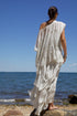 Silk Ruffle Layer Top Vacances