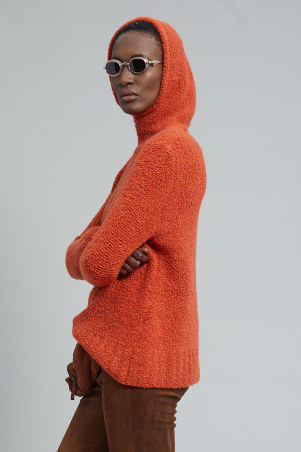 CRP Boucle Hoodie Carla Rae Prober Boucle Hoodie Orange S/M M/L