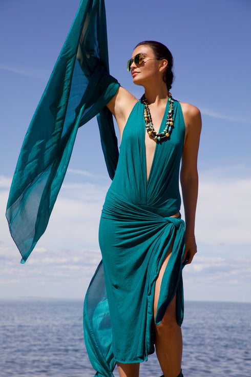 Linen Jersey Long Sarong Urban Zen