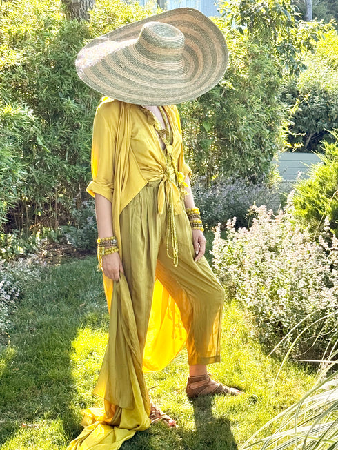 Silk Habotai Tie Dress Vacances