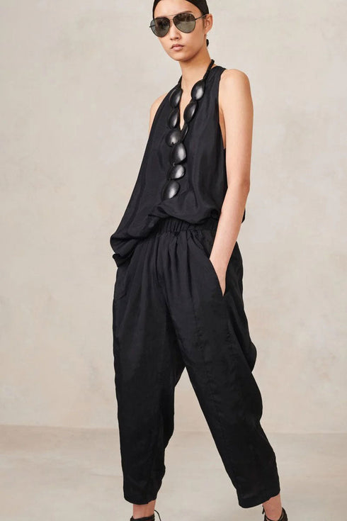 Parachute Silk Cropped Pull On Full Pant Urban Zen