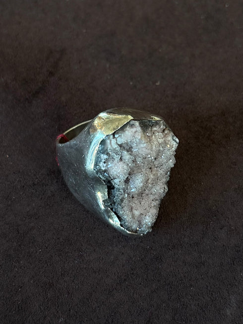 Ana Srdic Silver Crystal Rings Ana Srdic
