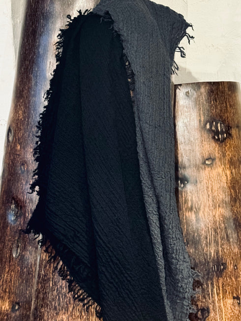 Forme D'Expression Argo Scarf Black Military Gray