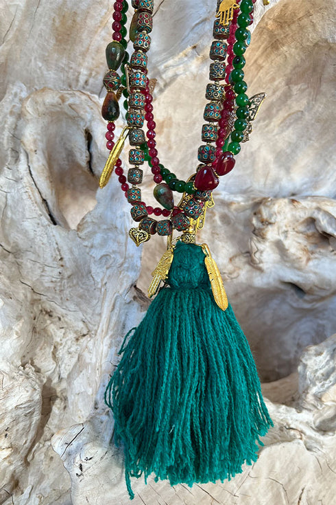 Marisa Berenson Tassel Necklace