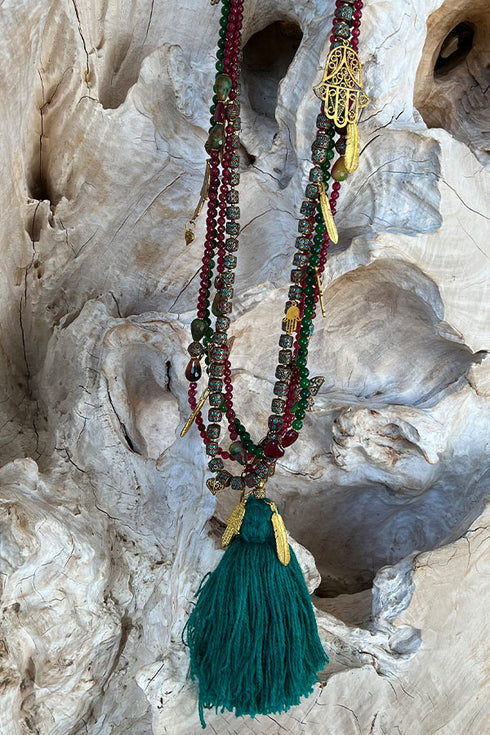 Marisa Berenson Tassel Necklace