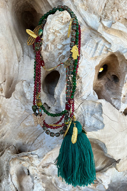 Marisa Berenson Tassel Necklace