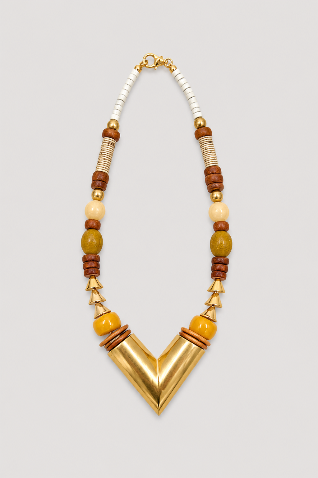 Robert Lee Morris Jumbo Chevron-Cone Necklace Robert Lee Morris