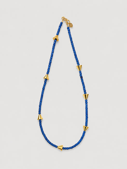 Robert Lee Morris Lapis Satellite Station Necklace Robert Lee Morris