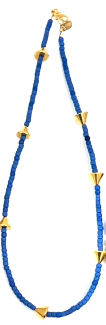 Robert Lee Morris Lapis Satellite Station Necklace Robert Lee Morris