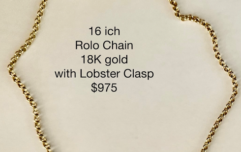 Heike Grebenstein 16" Rolo Chain Heike Grebenstein