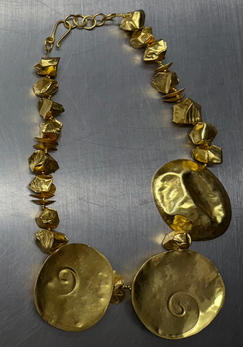 Ana Srdic Gold Plated Shell Necklace Ana Srdic