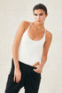 Jersey Scoop Neck Bodysuit Ivory